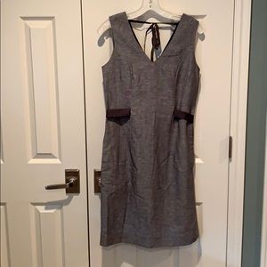 Gray shift dress from Banana Republic